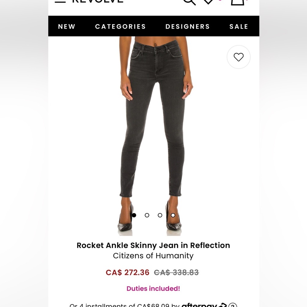 Citizens of Humanity Rocket High Rise Skinny